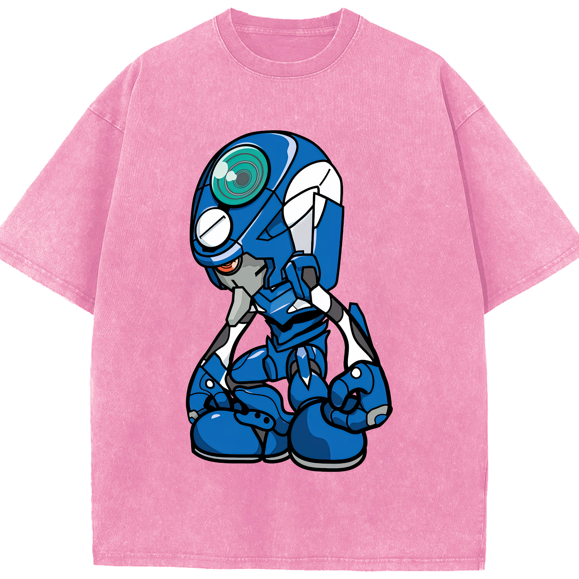（画像用） EVA 新世紀エヴァンゲリオン 綿100% ヴィンテージ風 半袖Tシャツ（フロントプリント）
